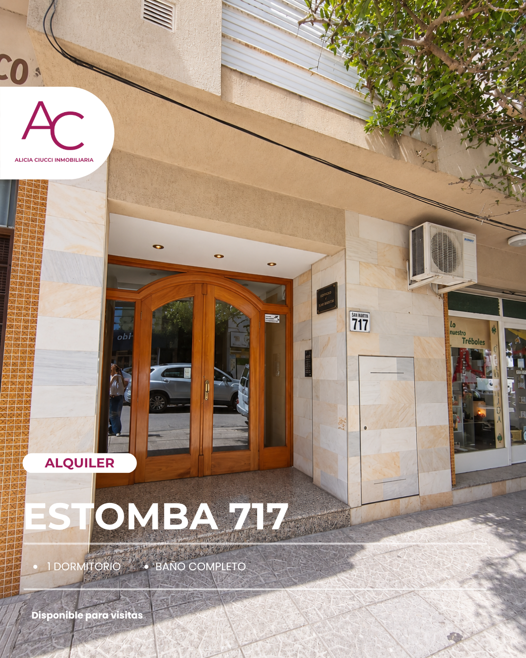 Departamento en Alquiler en Estomba 717, Macrocentro, Bahía Blanca - Bahía Blanca Propiedades | SITIO OFICIAL l