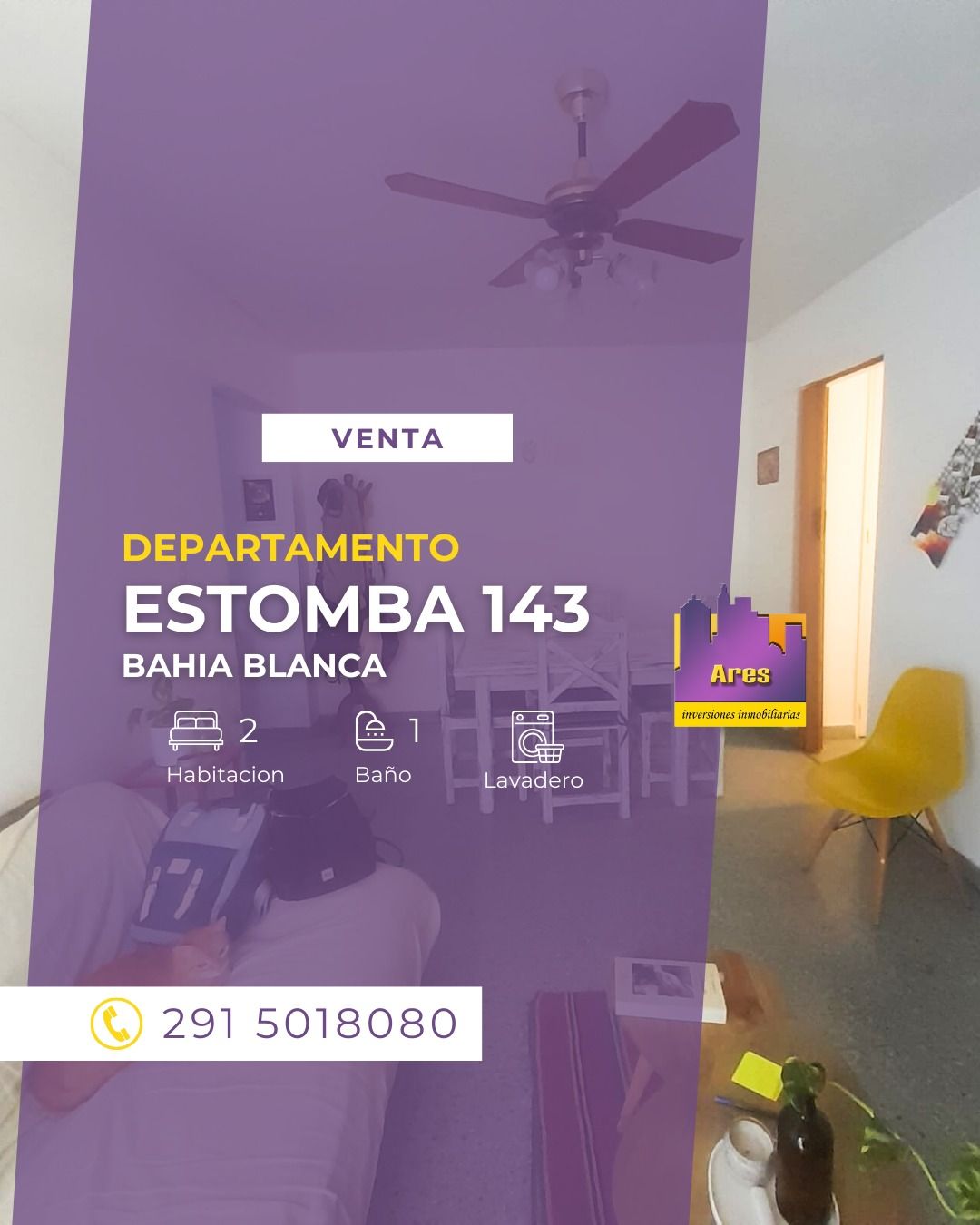 Departamento en Venta en Estomba 143, Centro, Bahía Blanca - Bahía Blanca Propiedades | SITIO OFICIAL l