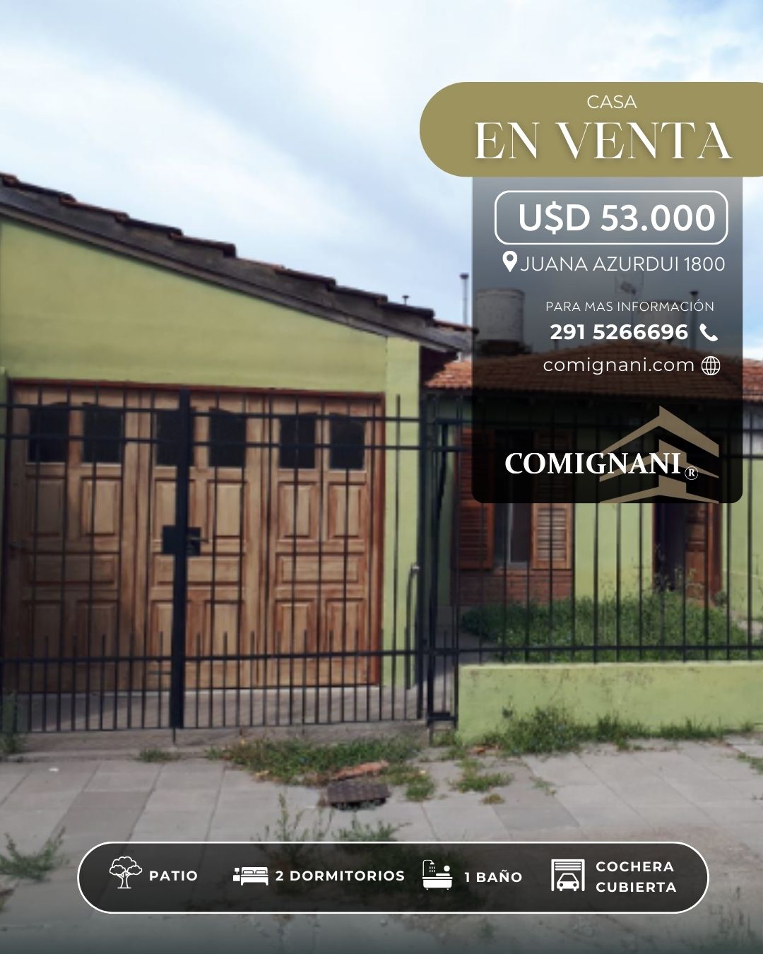 Casa en Venta en Juana Azurduy 1800, Villa Delfina, Bahía Blanca - Bahía Blanca Propiedades | SITIO OFICIAL l