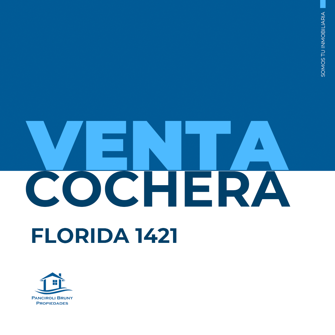 Cochera en Venta en Florida 1421, Villa Floresta, Bahía Blanca - Bahía Blanca Propiedades | SITIO OFICIAL l