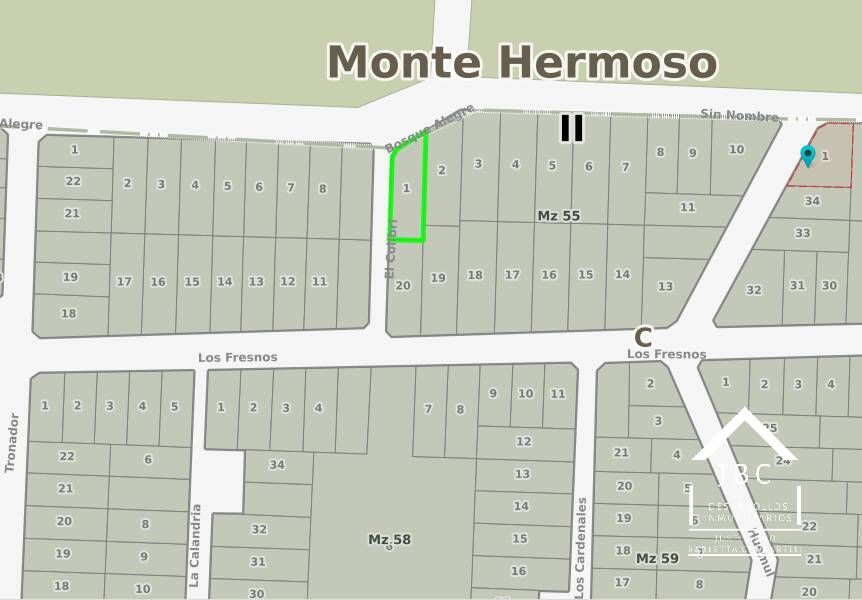 Terreno en Venta en  Bosque Alegre Y Colibrí, Monte del Este, Monte Hermoso - Bahía Blanca Propiedades | SITIO OFICIAL l