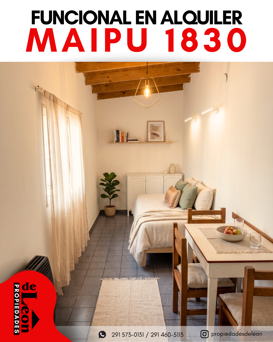 Departamento en Alquiler en Maipu 1830, Villa Mitre, Bahía Blanca - Bahía Blanca Propiedades | SITIO OFICIAL l