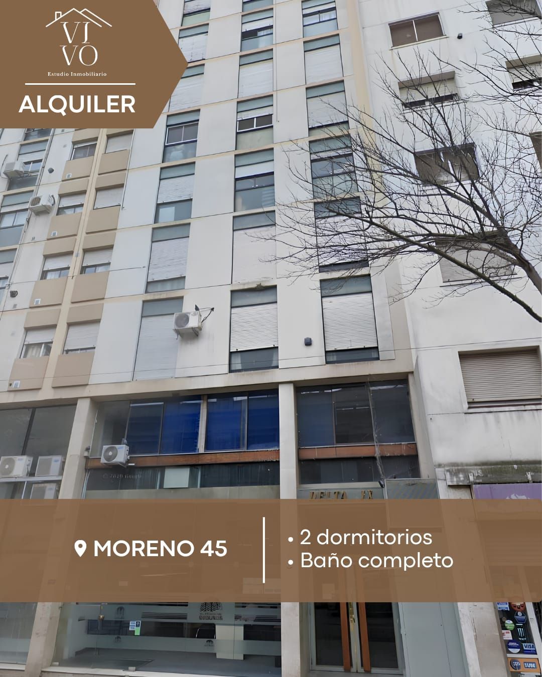 Departamento en Alquiler en Moreno 45, Centro, Bahía Blanca - Bahía Blanca Propiedades | SITIO OFICIAL l