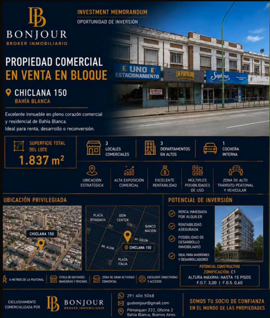 Local en Venta en Chiclana 150, Centro, Bahía Blanca - Bahía Blanca Propiedades | SITIO OFICIAL l