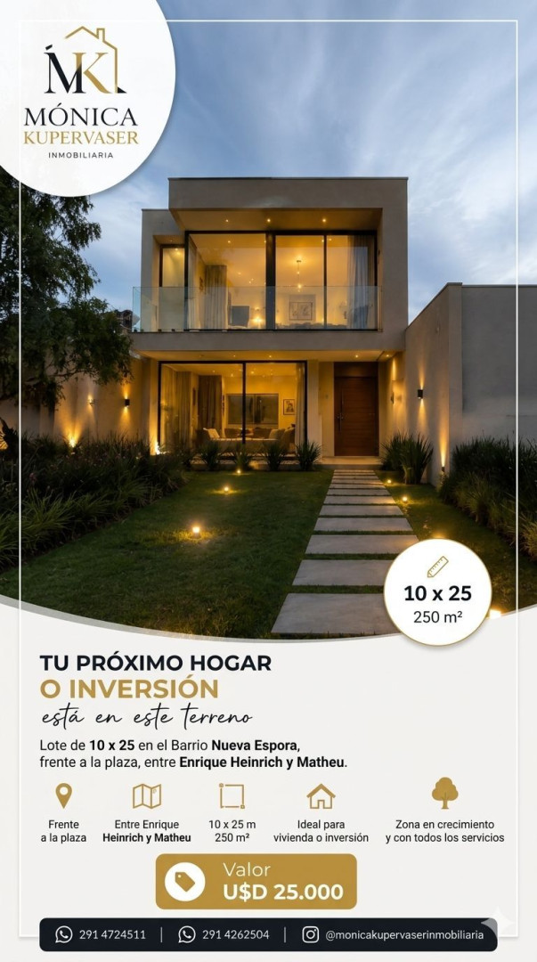 Terreno en Venta  Nueva Espora, Bahía Blanca - Bahía Blanca Propiedades | SITIO OFICIAL l