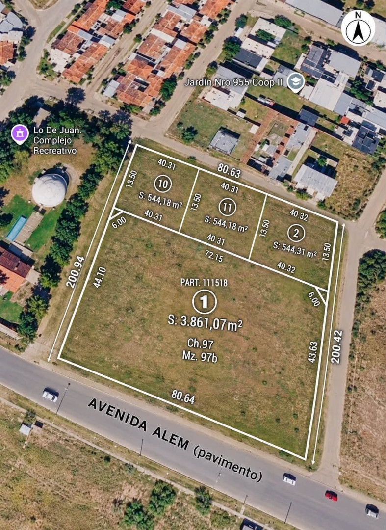 Terreno en Venta en ALEM 3550, Nueva Belgrano, Bahía Blanca - Bahía Blanca Propiedades | SITIO OFICIAL l