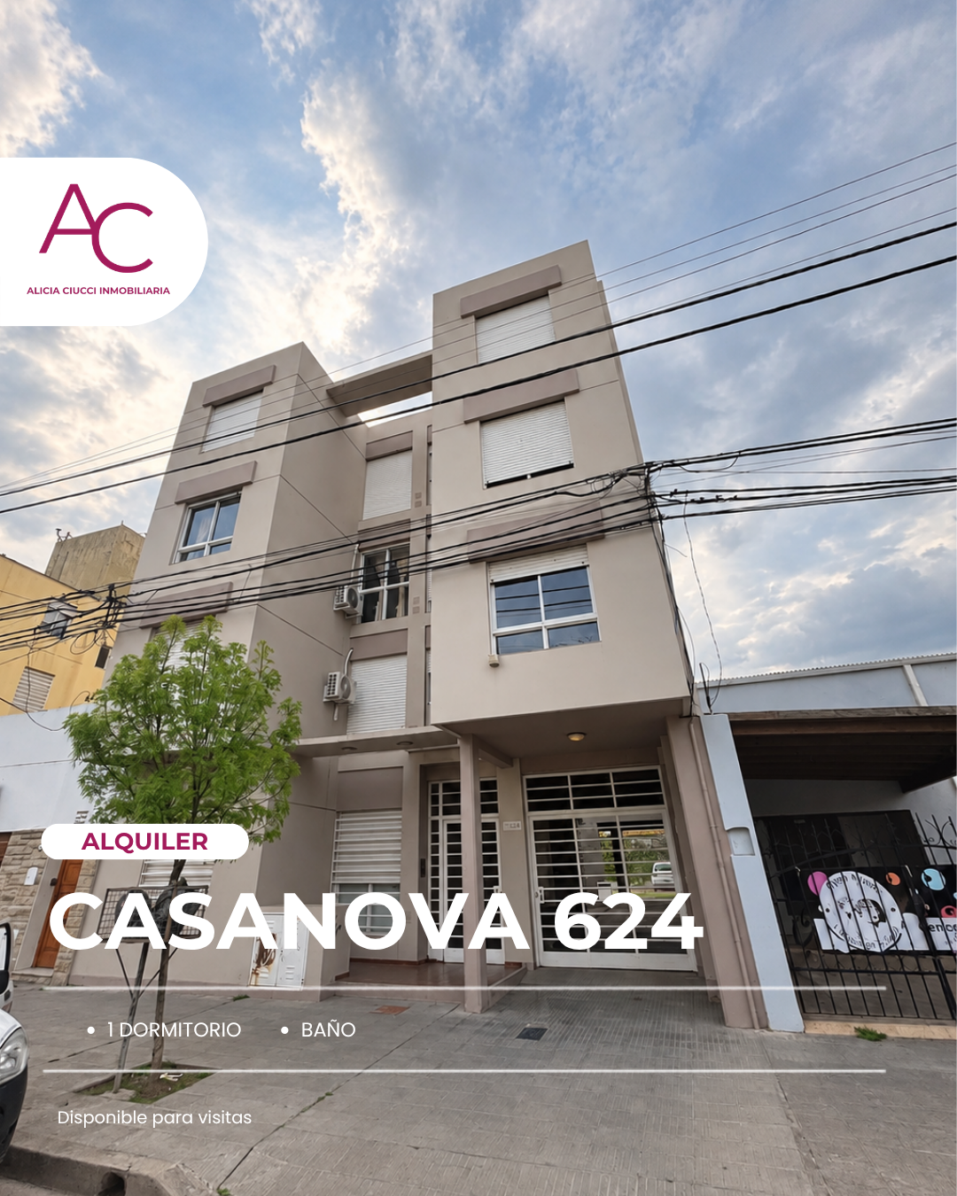 Departamento en Alquiler en CASANOVA 624, Universitario, Bahía Blanca - Bahía Blanca Propiedades | SITIO OFICIAL l
