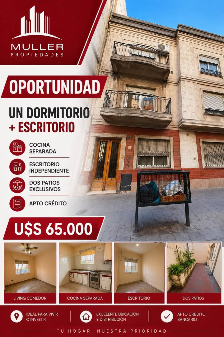 Departamento en Venta en MORENO 65, Centro, Bahía Blanca - Bahía Blanca Propiedades | SITIO OFICIAL l