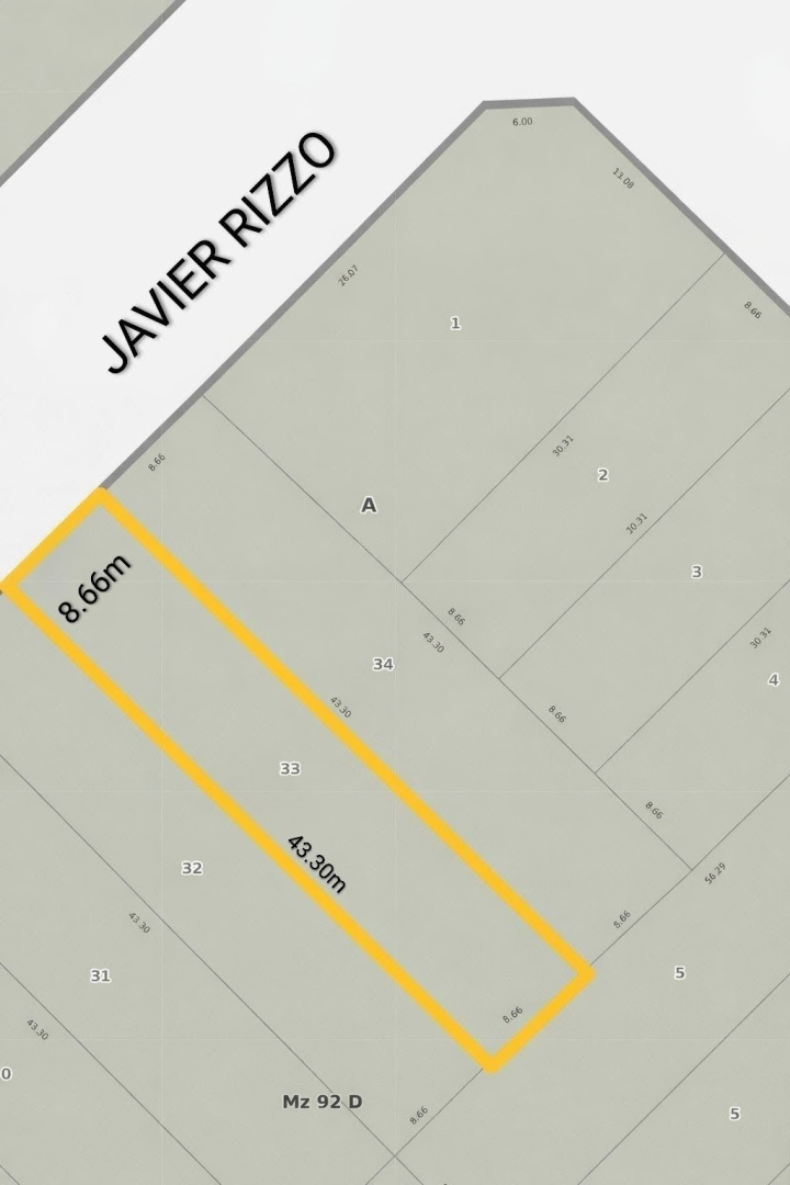 Terreno en Venta en Javier Rizzo 1251, Villa Belgrano, Bahía Blanca - Bahía Blanca Propiedades | SITIO OFICIAL l