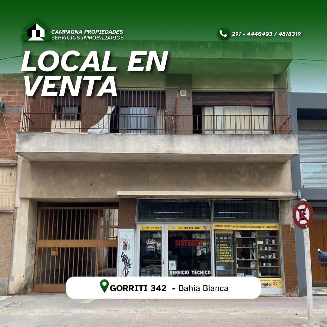 Casa con Local en Venta en Gorriti 342, Macrocentro, Bahía Blanca - Bahía Blanca Propiedades | SITIO OFICIAL l