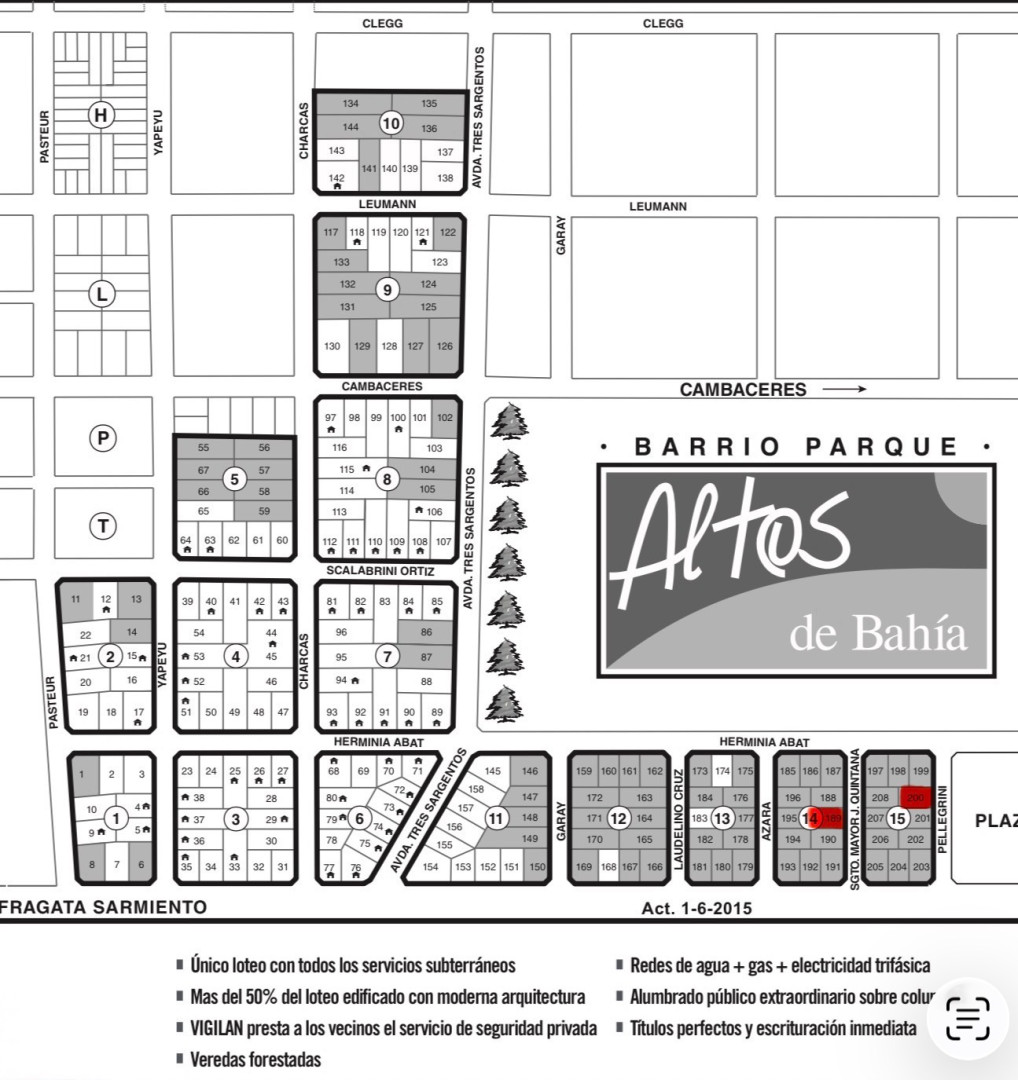 Terreno en Venta en Pellegrini 2600, Altos de la Bahia, Bahía Blanca - Bahía Blanca Propiedades | SITIO OFICIAL l