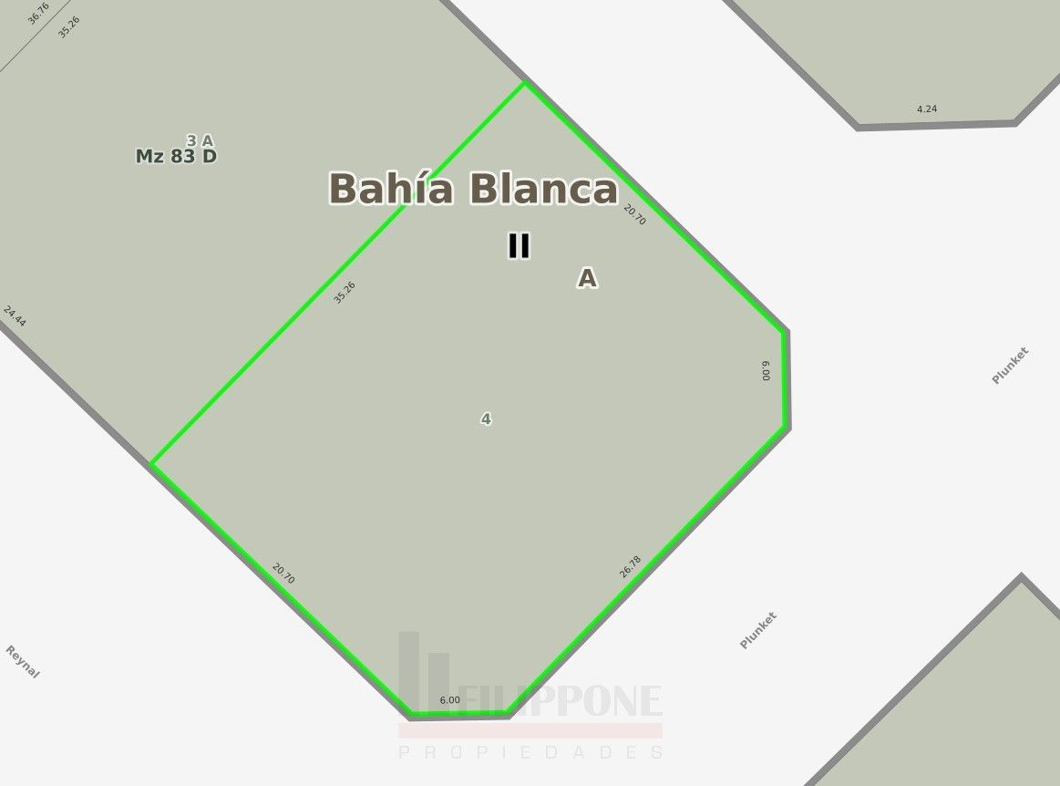 Terreno en Venta en Mariano Reynal 3500, San Carlos, Bahía Blanca - Bahía Blanca Propiedades | SITIO OFICIAL l