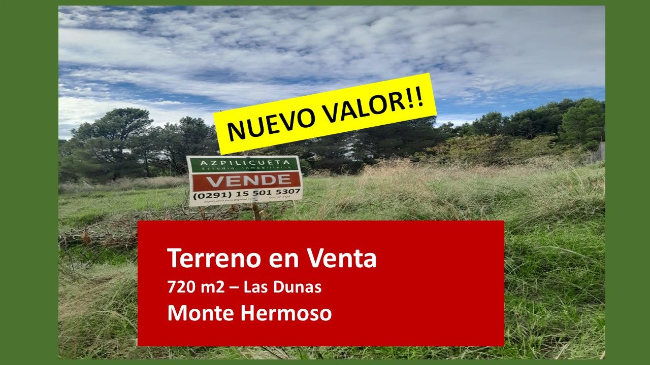 Terreno en Venta  Las Dunas, Monte Hermoso - Bahía Blanca Propiedades | SITIO OFICIAL l