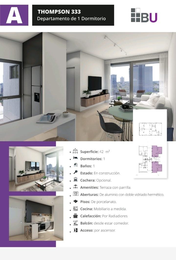 Departamento en Venta en Thompson 333,  Bahía Blanca - Bahía Blanca Propiedades | SITIO OFICIAL l