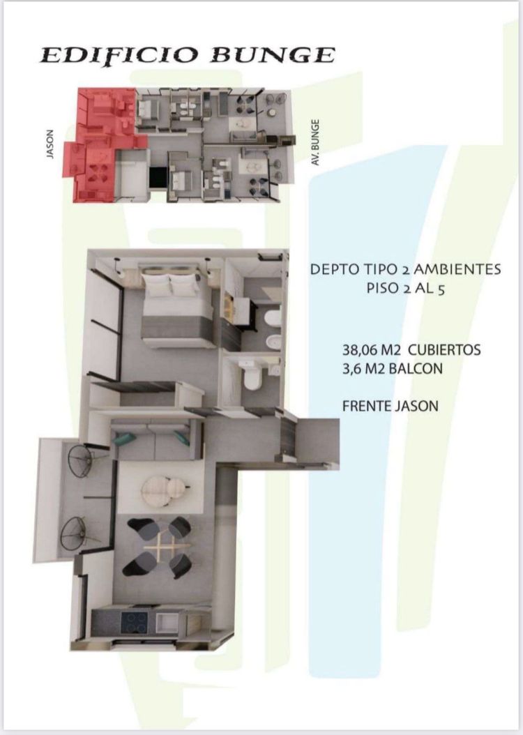 Departamento en Venta en Avda.bunge 1131,  Pinamar - Bahía Blanca Propiedades | SITIO OFICIAL l