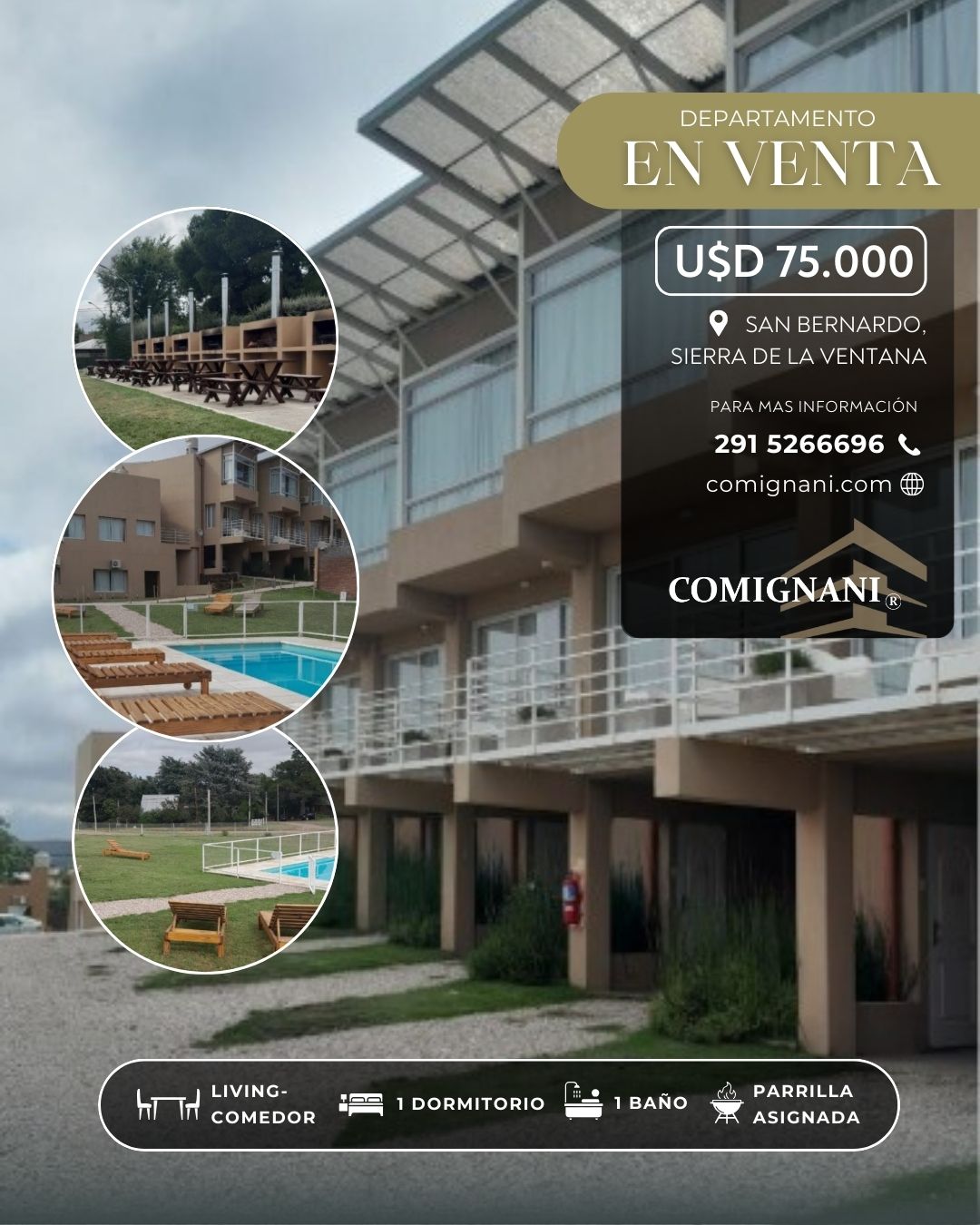 Departamento en Venta  San Bernardo , Sierra de  la Ventana - Bahía Blanca Propiedades | SITIO OFICIAL l
