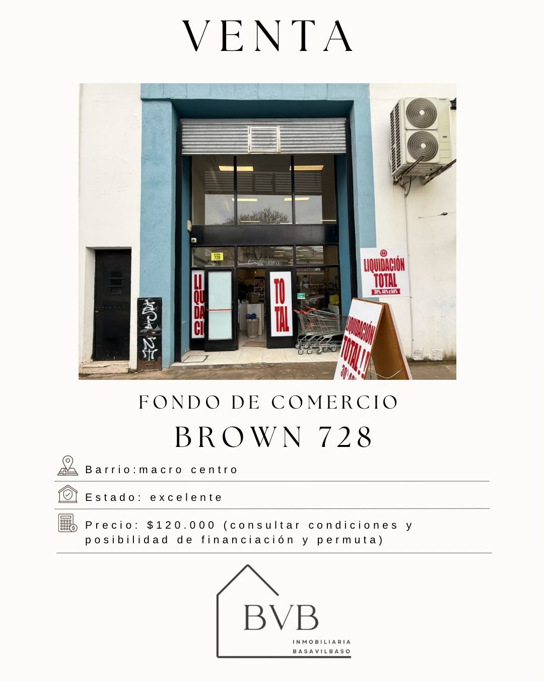 Fondo Comercio en Venta en Brown 728, Macrocentro, Bahía Blanca - Bahía Blanca Propiedades | SITIO OFICIAL l