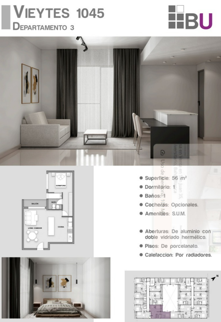 Departamento en Venta en Vieytes 1045,  Bahía Blanca - Bahía Blanca Propiedades | SITIO OFICIAL l