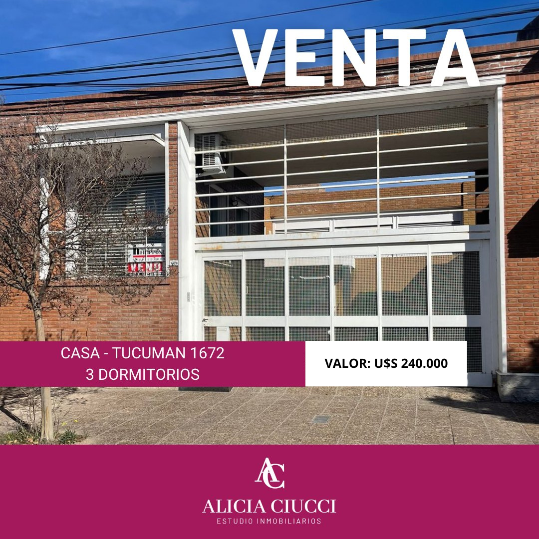 Casa en Venta en Tucuman 1672,  Bahía Blanca - Bahía Blanca Propiedades | SITIO OFICIAL l