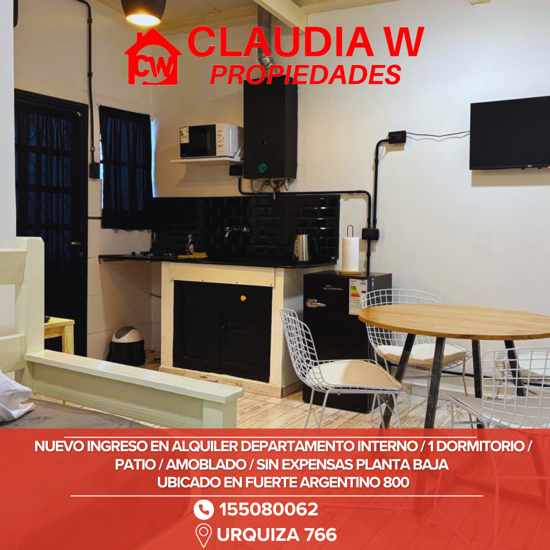 Departamento Interno en Alquiler en Fuerte Argentino 800, Paseo de las Esculturas, Bahía Blanca - Bahía Blanca Propiedades | SITIO OFICIAL l