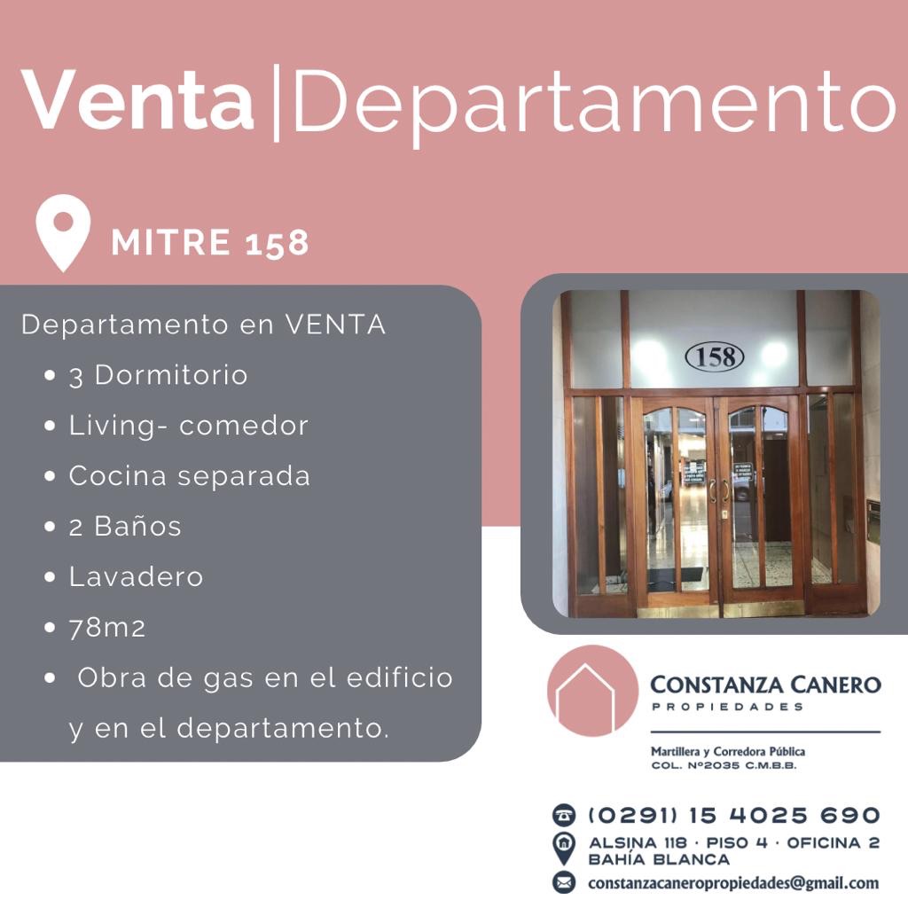 Departamento en Venta en Mitre 158, Centro, Bahía Blanca - Bahía Blanca Propiedades | SITIO OFICIAL l
