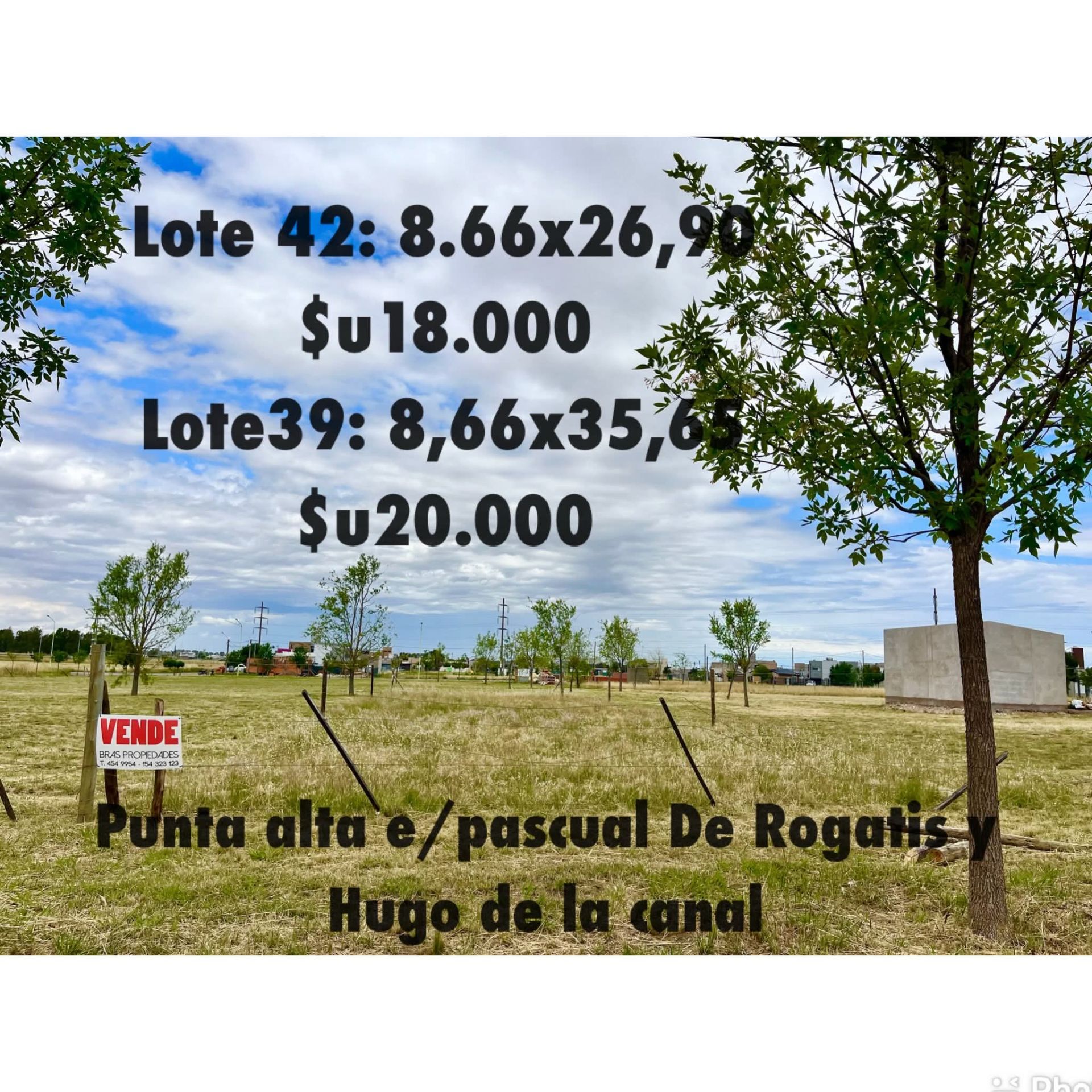 Terreno en Venta en Punta Alta Y Pascual De Rogatis , Villa Alvear, Bahía Blanca - Bahía Blanca Propiedades | SITIO OFICIAL l