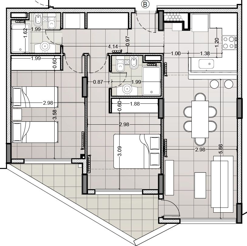Departamento en Venta en Estomba 674, Centro, Bahía Blanca - Bahía Blanca Propiedades | SITIO OFICIAL l