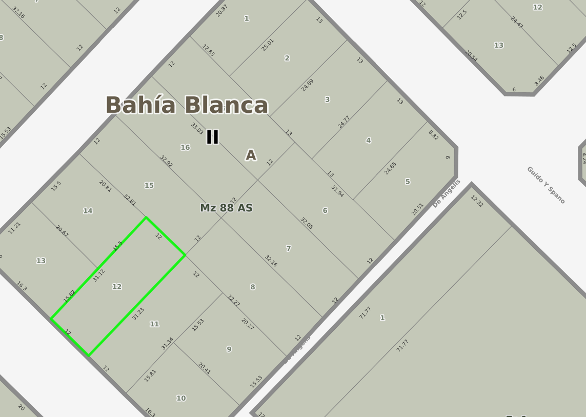 Terreno en Venta en Hugony 2435, Villa Floresta, Bahía Blanca - Bahía Blanca Propiedades | SITIO OFICIAL l