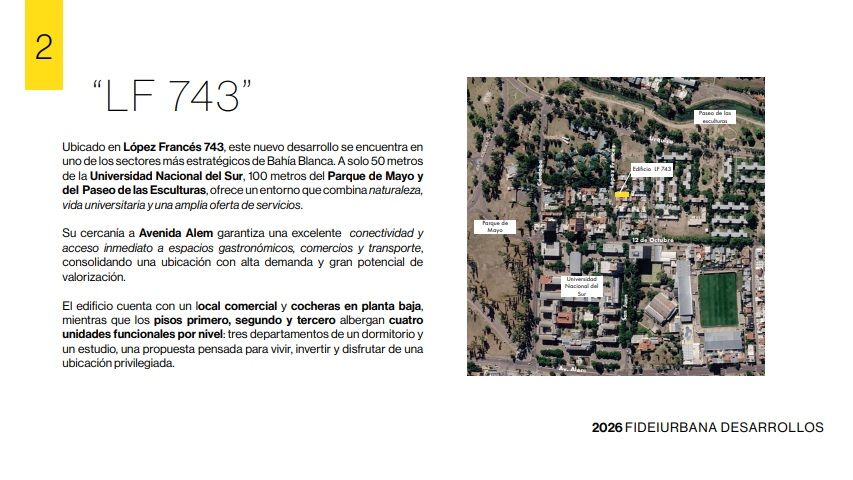 Departamento  - Fideicomiso en López Frances 743,  Bahía Blanca - Bahía Blanca Propiedades | SITIO OFICIAL l