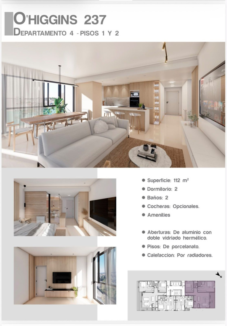 Departamento en Venta en O Higgins 200, Centro, Bahía Blanca - Bahía Blanca Propiedades | SITIO OFICIAL l