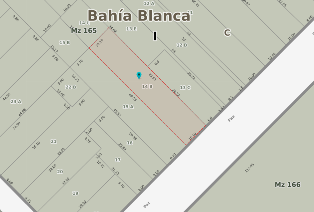 Terreno en Venta en General Paz 452, Centro, Bahía Blanca - Bahía Blanca Propiedades | SITIO OFICIAL l
