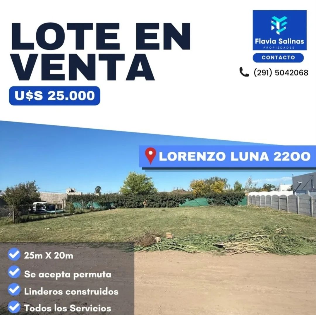 Terreno en Venta  Villa Bordeu, Bahía Blanca - Bahía Blanca Propiedades | SITIO OFICIAL l