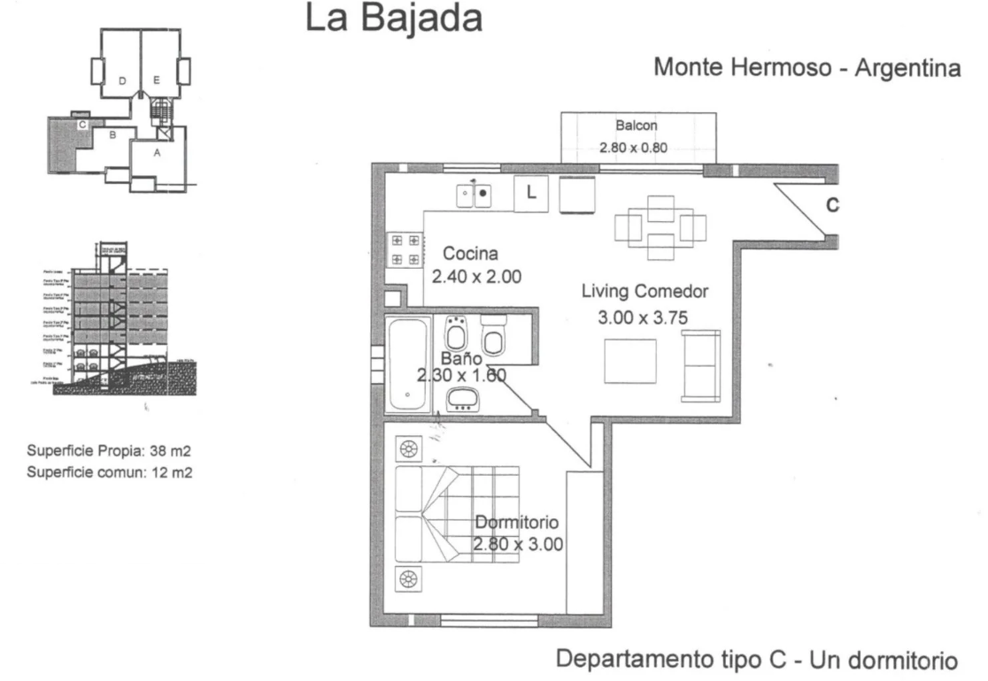 Departamento en Venta en Fosatti Y Mendoza,  Monte Hermoso - Bahía Blanca Propiedades | SITIO OFICIAL l