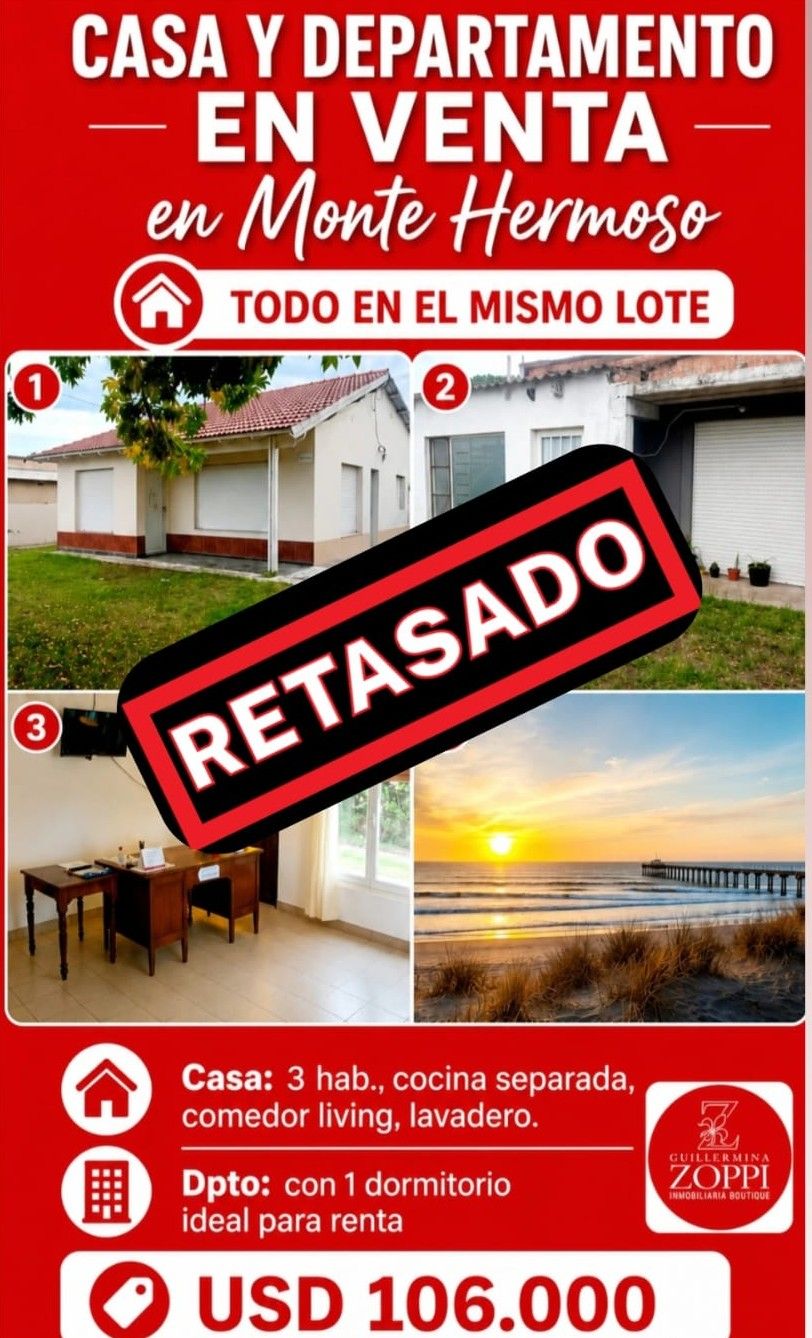 Casa en Venta   Monte Hermoso - Bahía Blanca Propiedades | SITIO OFICIAL l