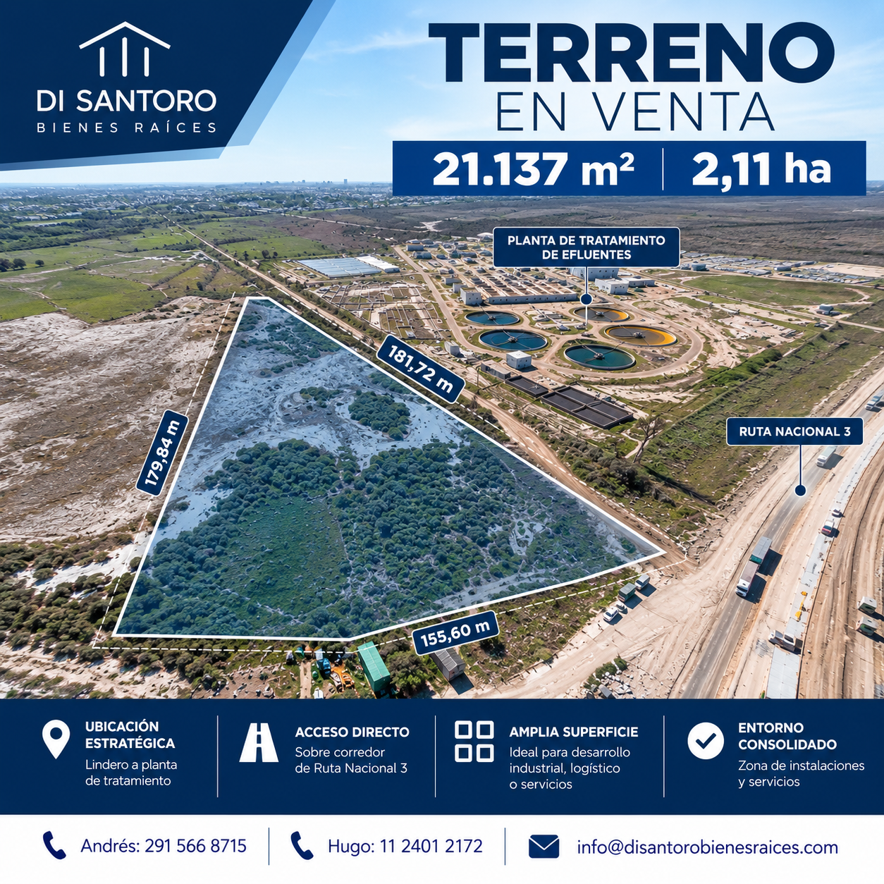 Terreno en Venta en Ruta 3 Km 500,  Bahía Blanca - Bahía Blanca Propiedades | SITIO OFICIAL l