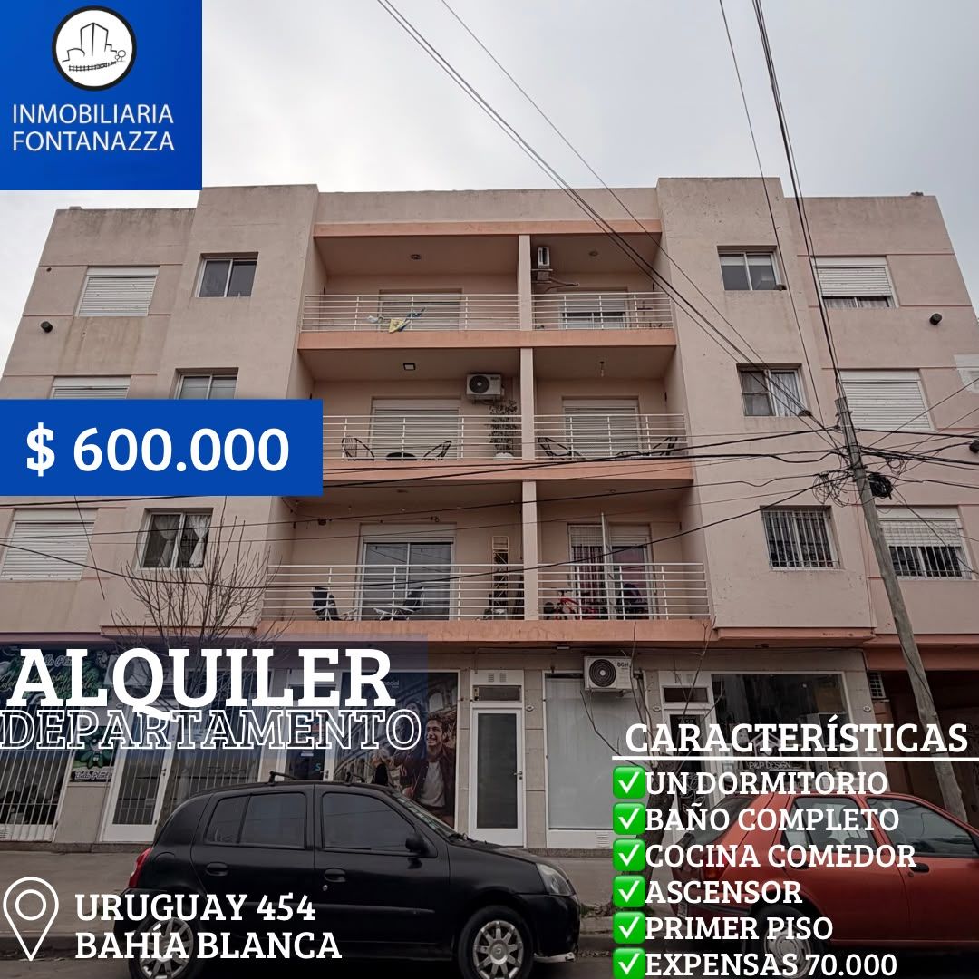 Departamento en Alquiler en Uruguay 454, Universitario, Bahía Blanca - Bahía Blanca Propiedades | SITIO OFICIAL l
