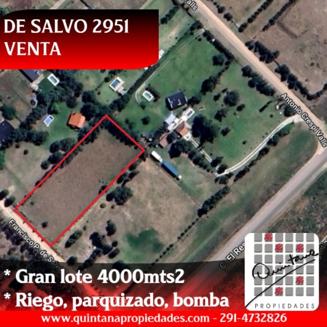 Terreno en Venta en De Salvo 2951, Villa Belgrano, Bahía Blanca - Bahía Blanca Propiedades | SITIO OFICIAL l