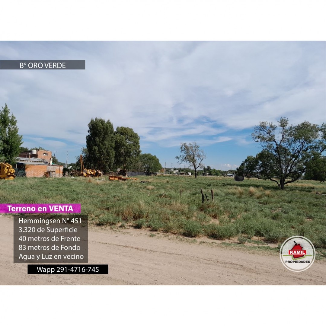 Terreno en Venta en Hemmingsen 451, Oro Verde, Bahía Blanca - Bahía Blanca Propiedades | SITIO OFICIAL l
