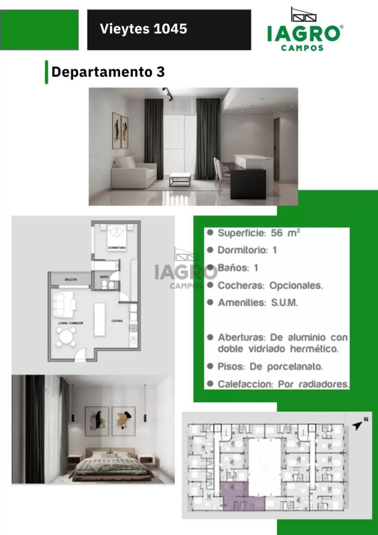 Departamento en Venta en Vieytes 1045, Pacifico, Bahía Blanca - Bahía Blanca Propiedades | SITIO OFICIAL l