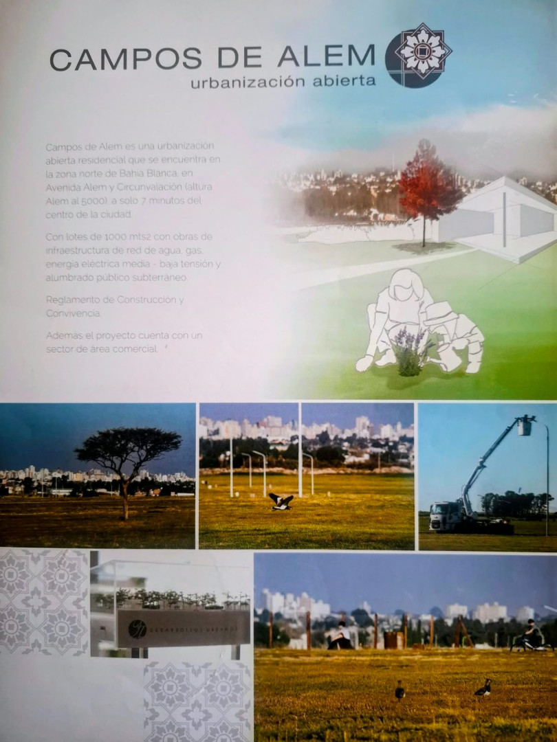 Terreno en Venta en Las Gramineas Y La Lluvia, Campos de Alem , Bahía Blanca - Bahía Blanca Propiedades | SITIO OFICIAL l