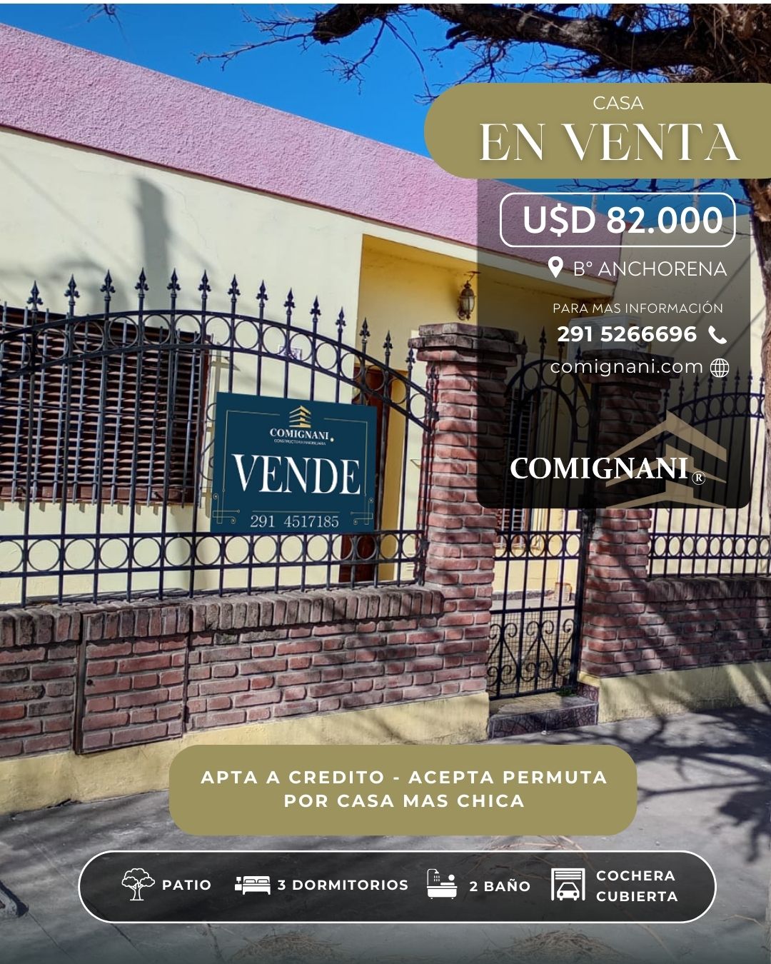Casa en Venta en Garibaldi 925, Anchorena, Bahía Blanca - Bahía Blanca Propiedades | SITIO OFICIAL l