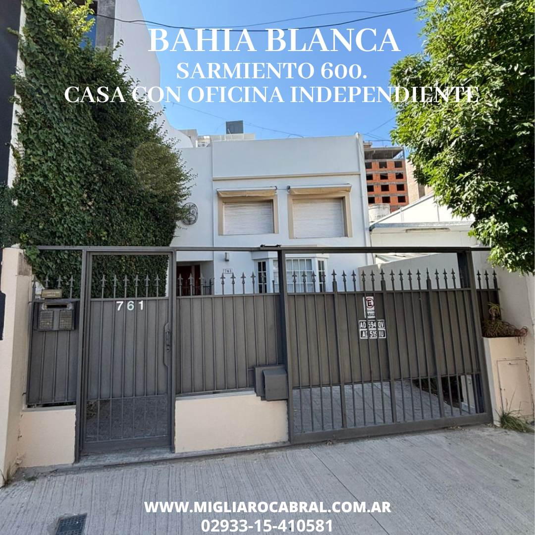Casa en Venta en Sarmiento 600, Centro, Bahía Blanca - Bahía Blanca Propiedades | SITIO OFICIAL l