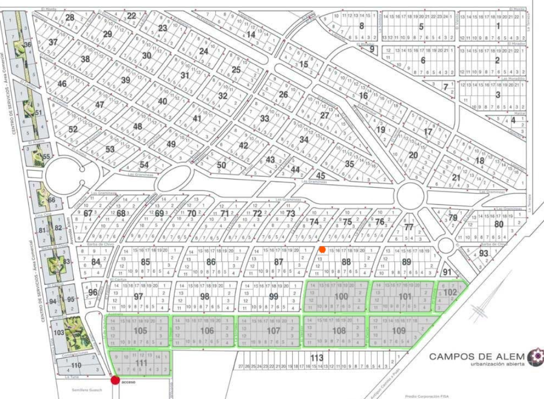 Terreno en Venta en VERDOR ESQUINA CINA CINA, Campos de Alem , Bahía Blanca - Bahía Blanca Propiedades | SITIO OFICIAL l