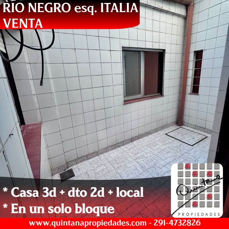 Casa con Local en Venta en Italia Y Rio Negro, Pedro Pico, Bahía Blanca - Bahía Blanca Propiedades | SITIO OFICIAL l
