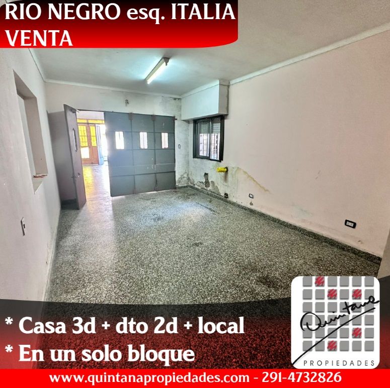 Casa con Local en Venta en Italia Y Rio Negro, Pedro Pico, Bahía Blanca - Bahía Blanca Propiedades | SITIO OFICIAL l