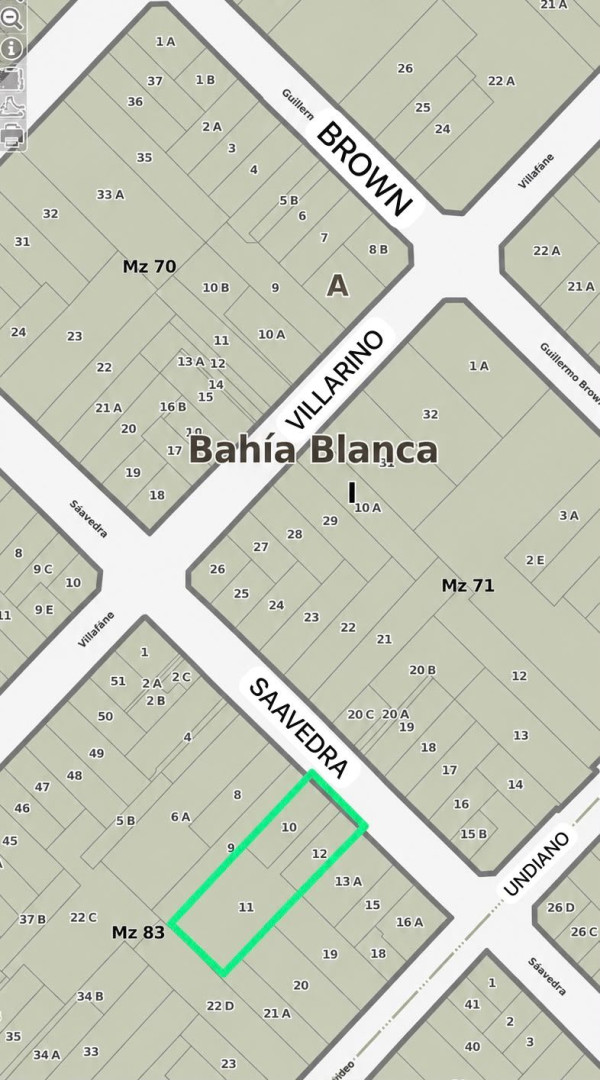 Terreno en Venta en Saavedra 561, Macrocentro, Bahía Blanca - Bahía Blanca Propiedades | SITIO OFICIAL l