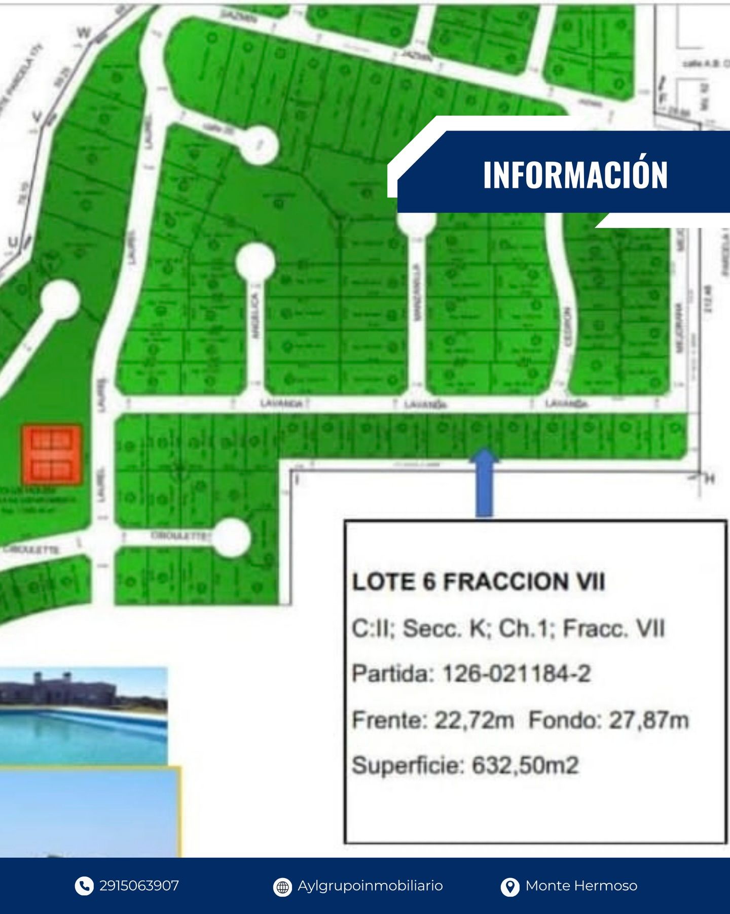 Terreno en Venta en Esteban Dufaur 1100, Las Lomas, Monte Hermoso - Bahía Blanca Propiedades | SITIO OFICIAL l