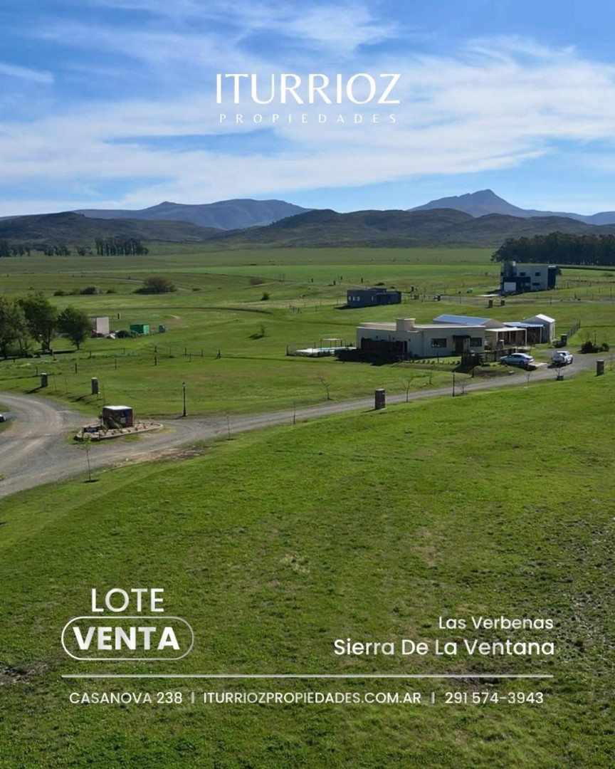 Terreno en Venta en Las Verbenas, Las Verbenas , Sierra de  la Ventana - Bahía Blanca Propiedades | SITIO OFICIAL l
