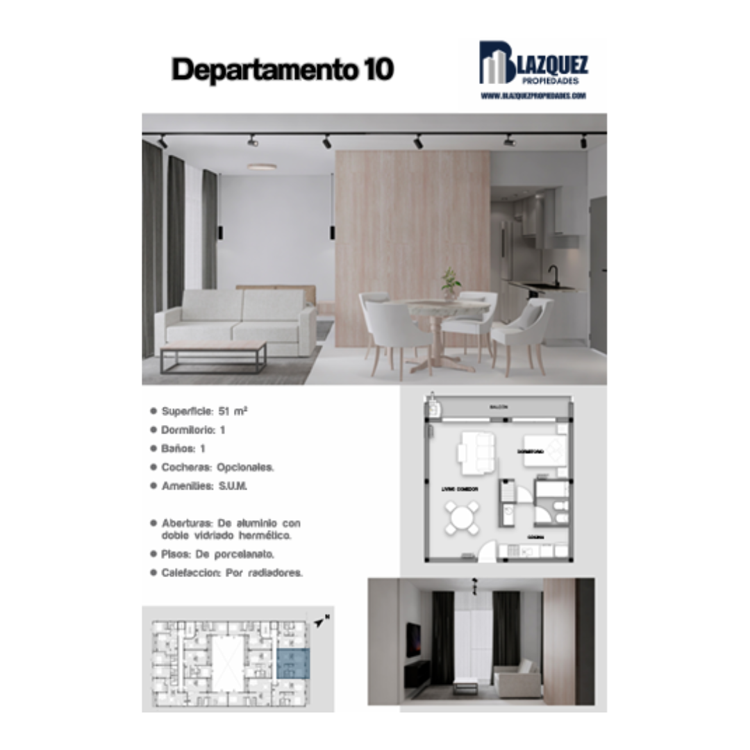Departamento en Venta en VIEYTES 1045, Pacifico, Bahía Blanca - Bahía Blanca Propiedades | SITIO OFICIAL l