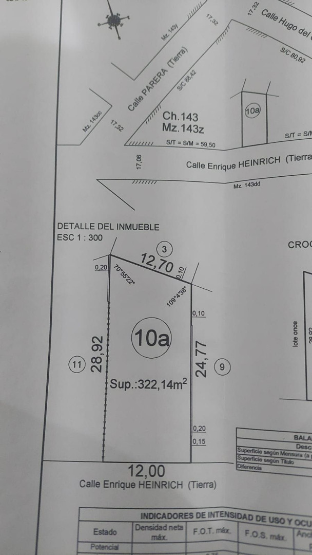 Terreno en Venta en Heinrich 1800,  Bahía Blanca - Bahía Blanca Propiedades | SITIO OFICIAL l
